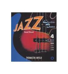 Struny do gitary basowej THOMASTIK JAZZ JR 344  43-89