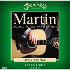 Struny do gitary Martin extra light 80/20 BRONZE M170