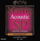 Struny do gitary Martin custom light 80/20 BRONZE MSP3050